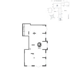 Помещение, 120.1 м²
