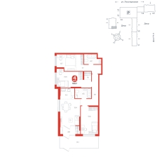 4-комнатная, 100.7 м²