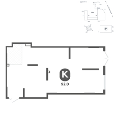 Помещение, 92 м²